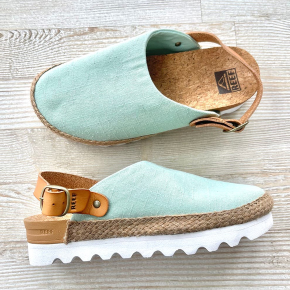 Reef Shoes - Reef Women's Cushion Sage Clogs | Mint Size 7